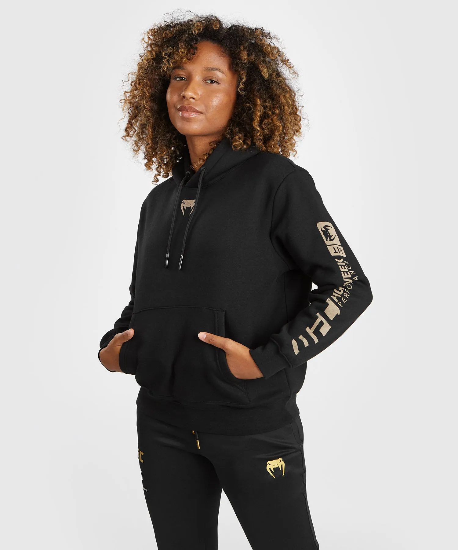 UFC Adrenaline by Venum Fight Week  Women’s Pullover Hoodie - Black