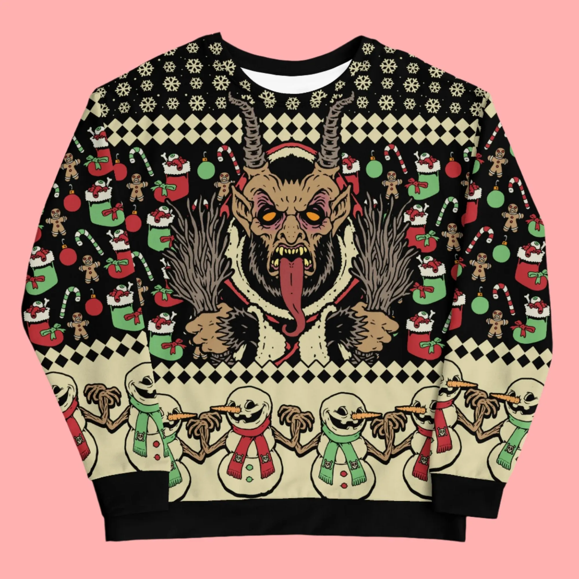 Ugly Christmas Krampus Sweatshirt