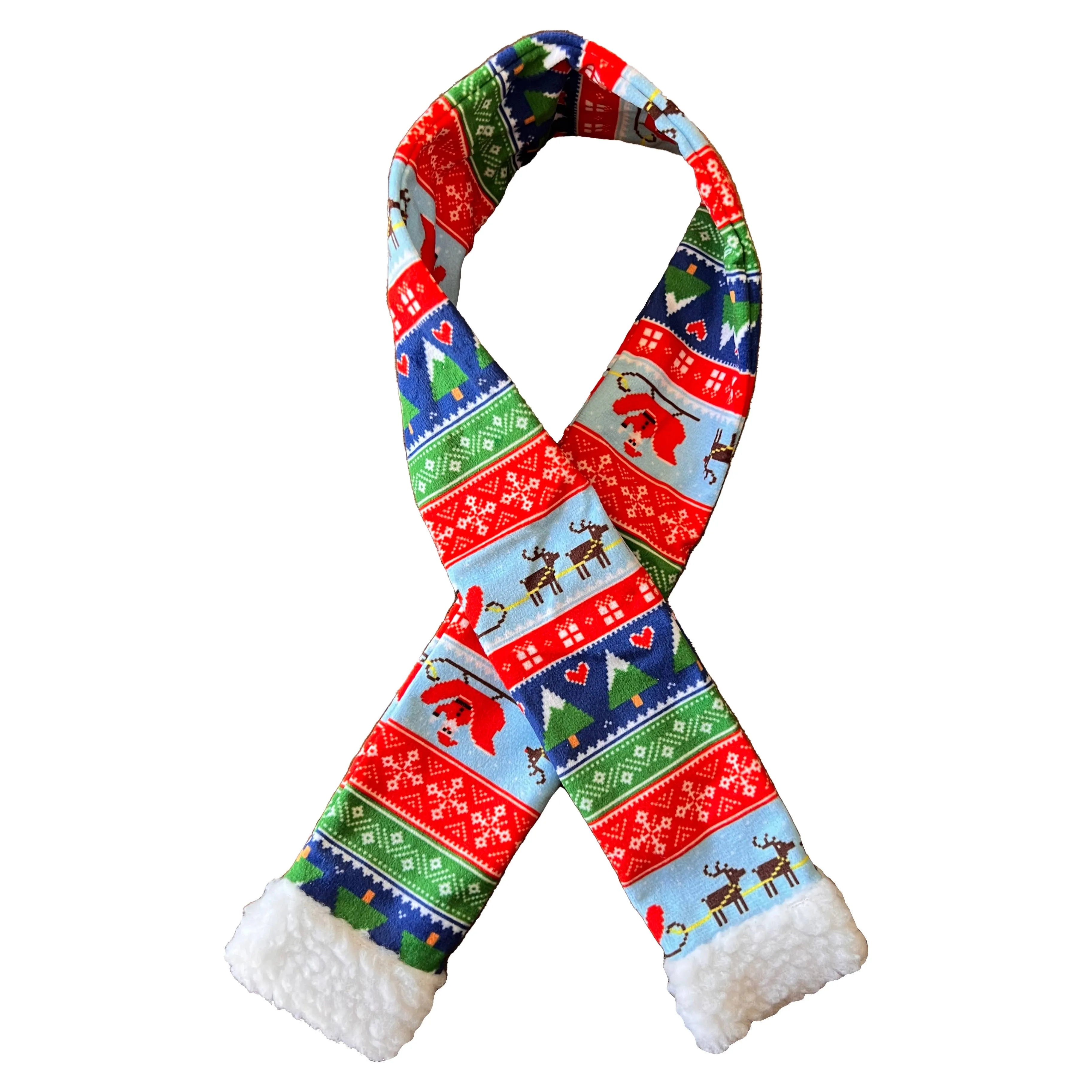 Ugly Sweater Dog Scarf