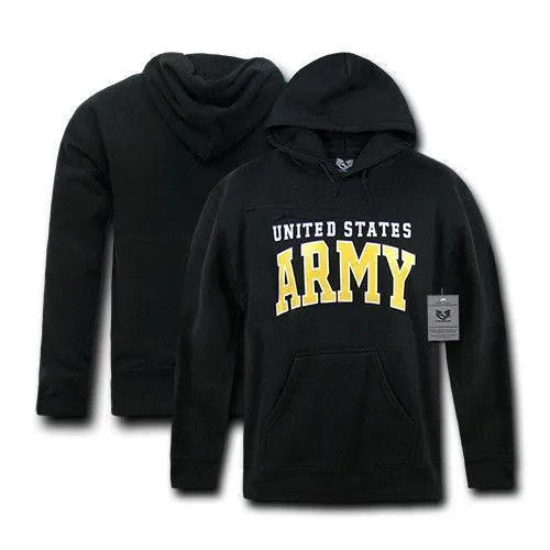 US Military Air Force Army Marines Coast Guard Navy Pullover Hoodie Sweatshirt