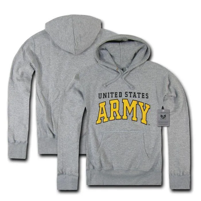 US Military Air Force Army Marines Coast Guard Navy Pullover Hoodie Sweatshirt