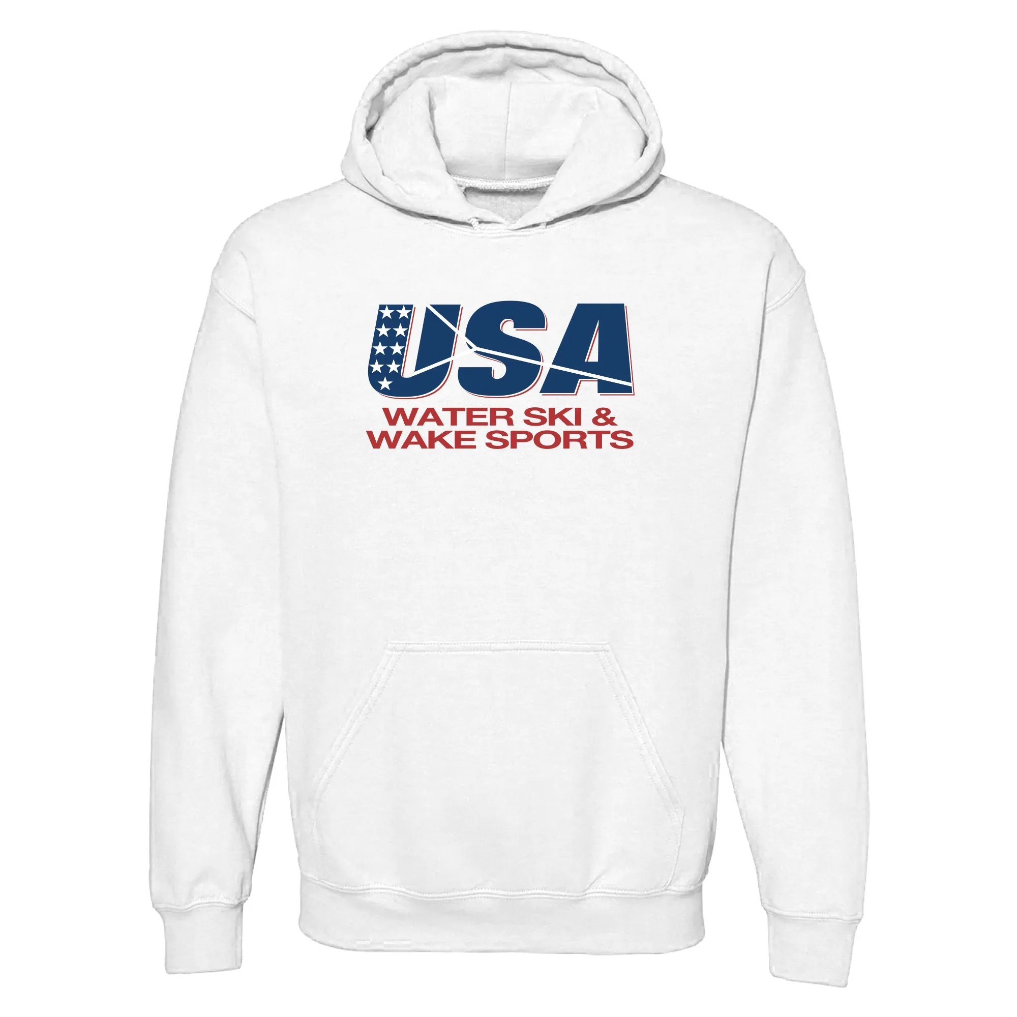 USAWSWS - Classic Logo Hooded Pullover - White