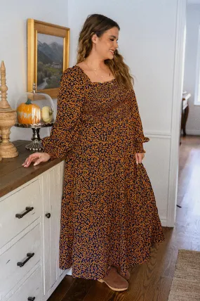 Valentina Square Neck Maxi Dress