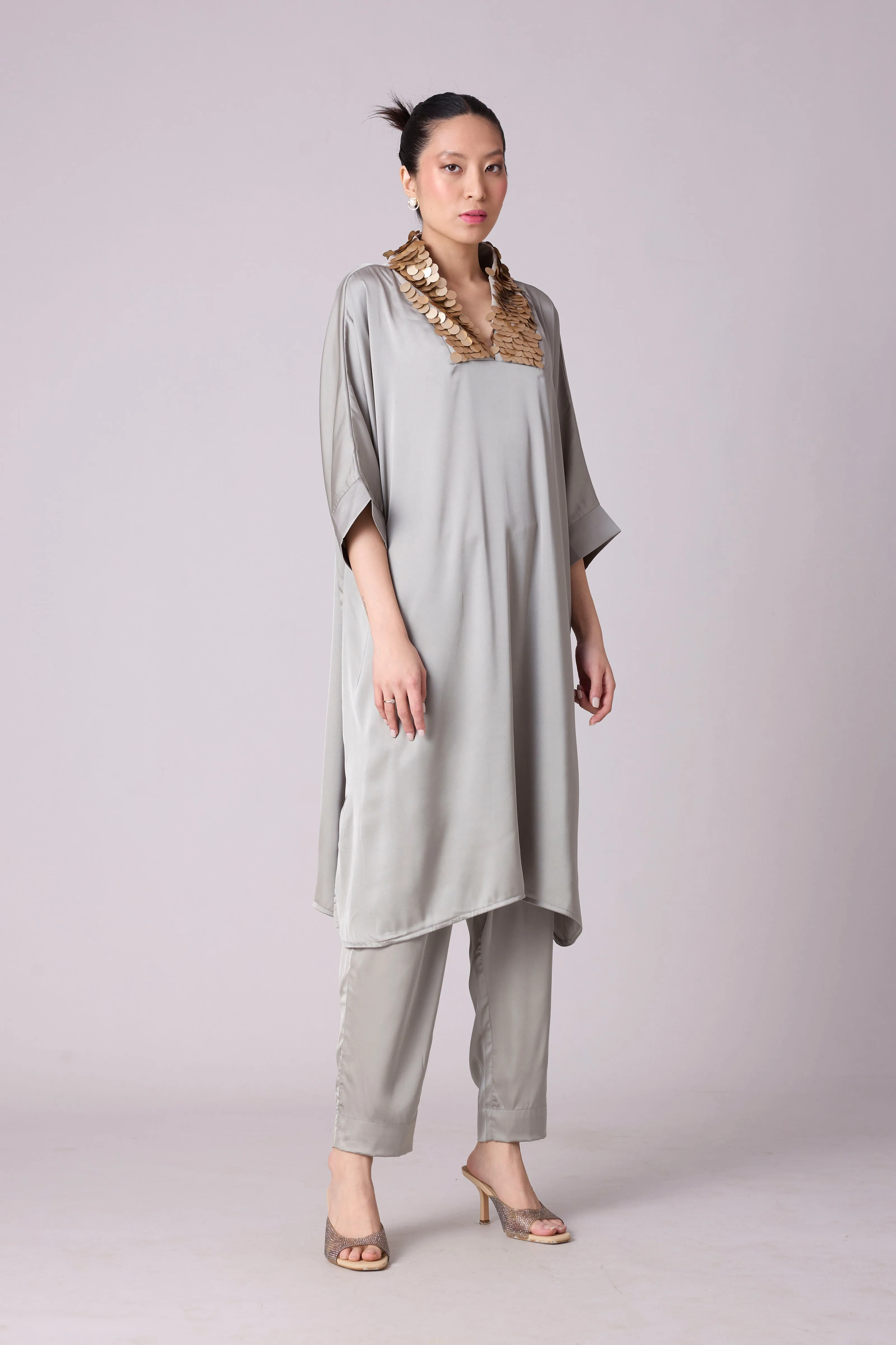 Vera Tunic Set - Silver Sage