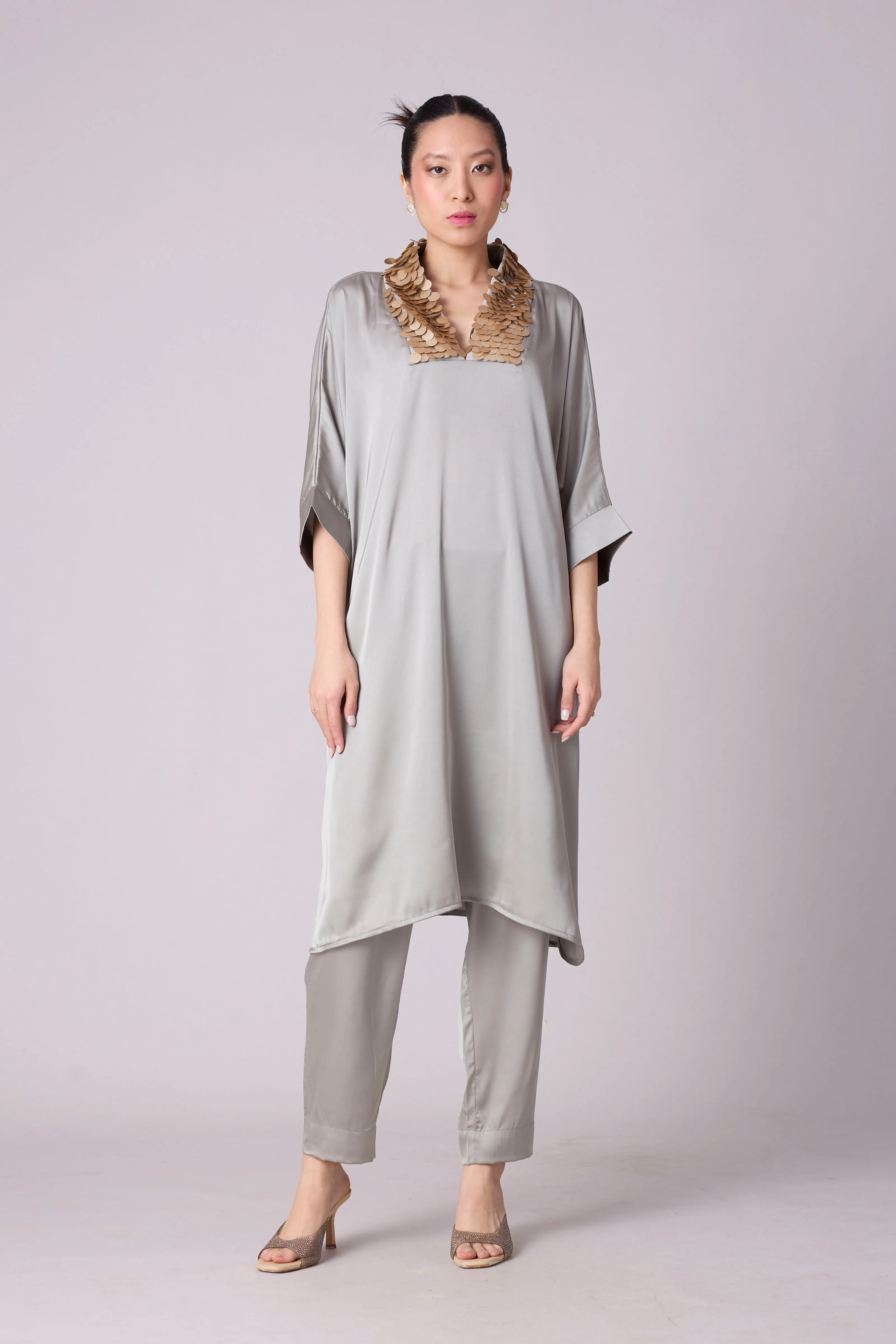 Vera Tunic Set - Silver Sage