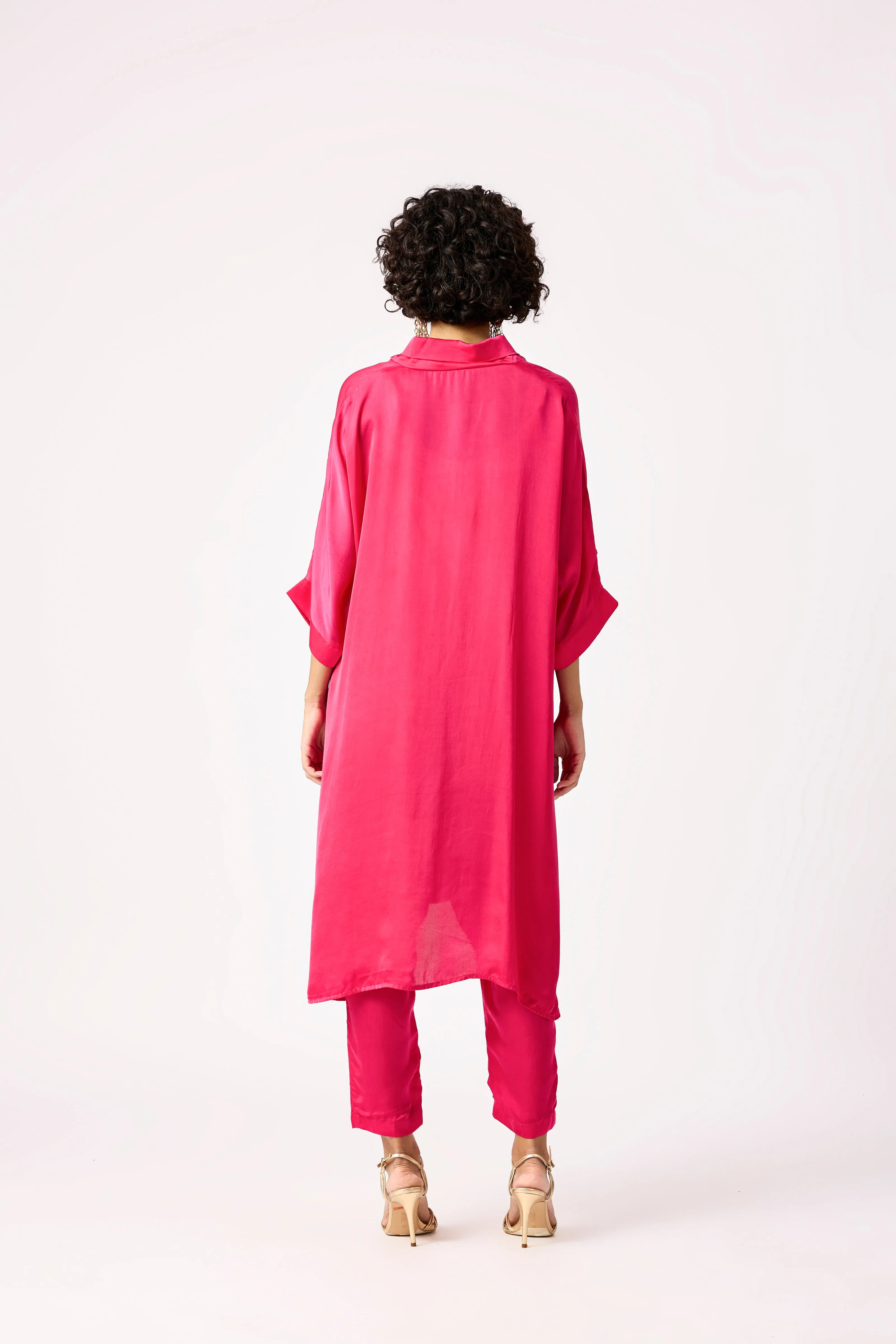 Vera Tunic Set - Vivid Pink