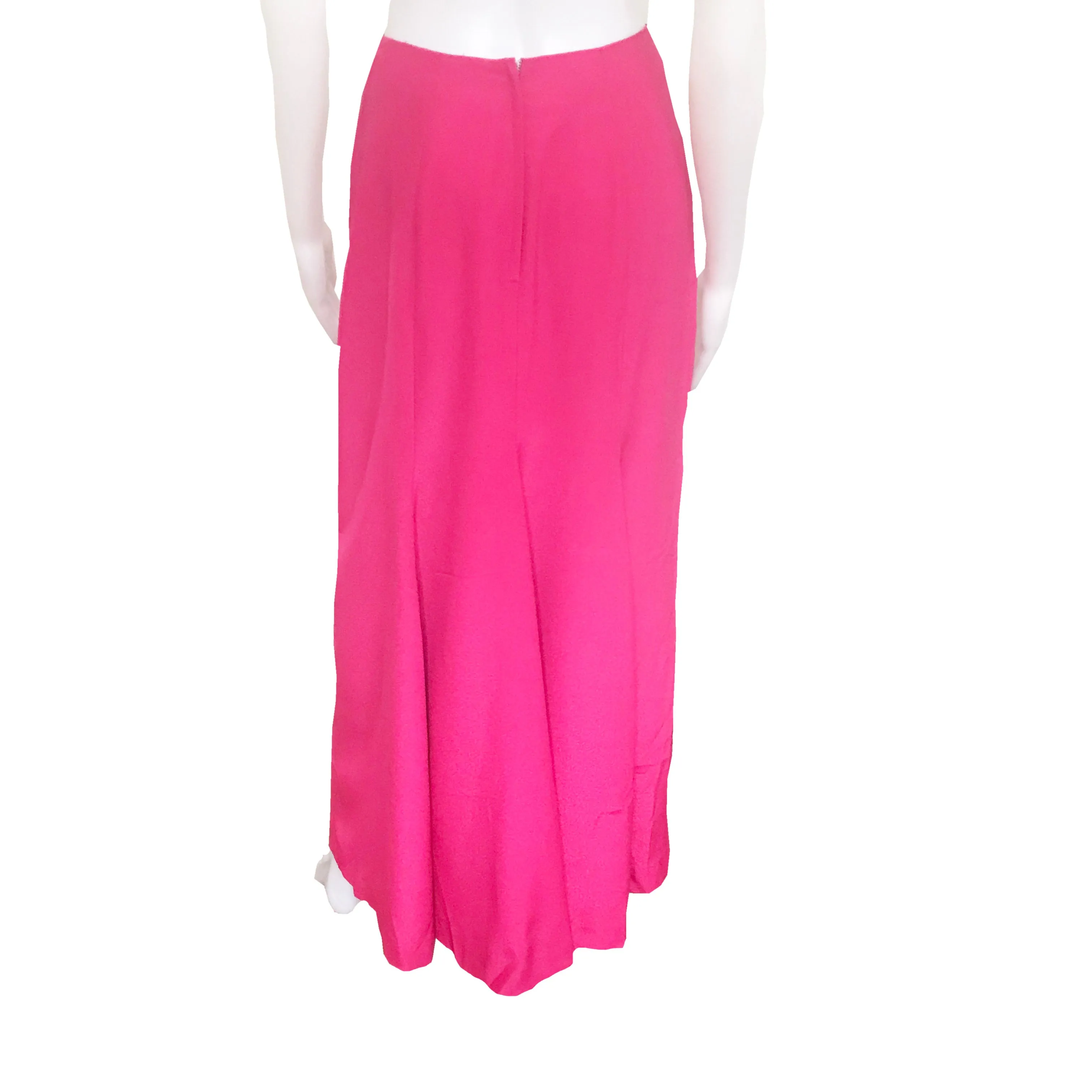 Vintage 1990s Barbie Pink Maxi Skirt & Top Set