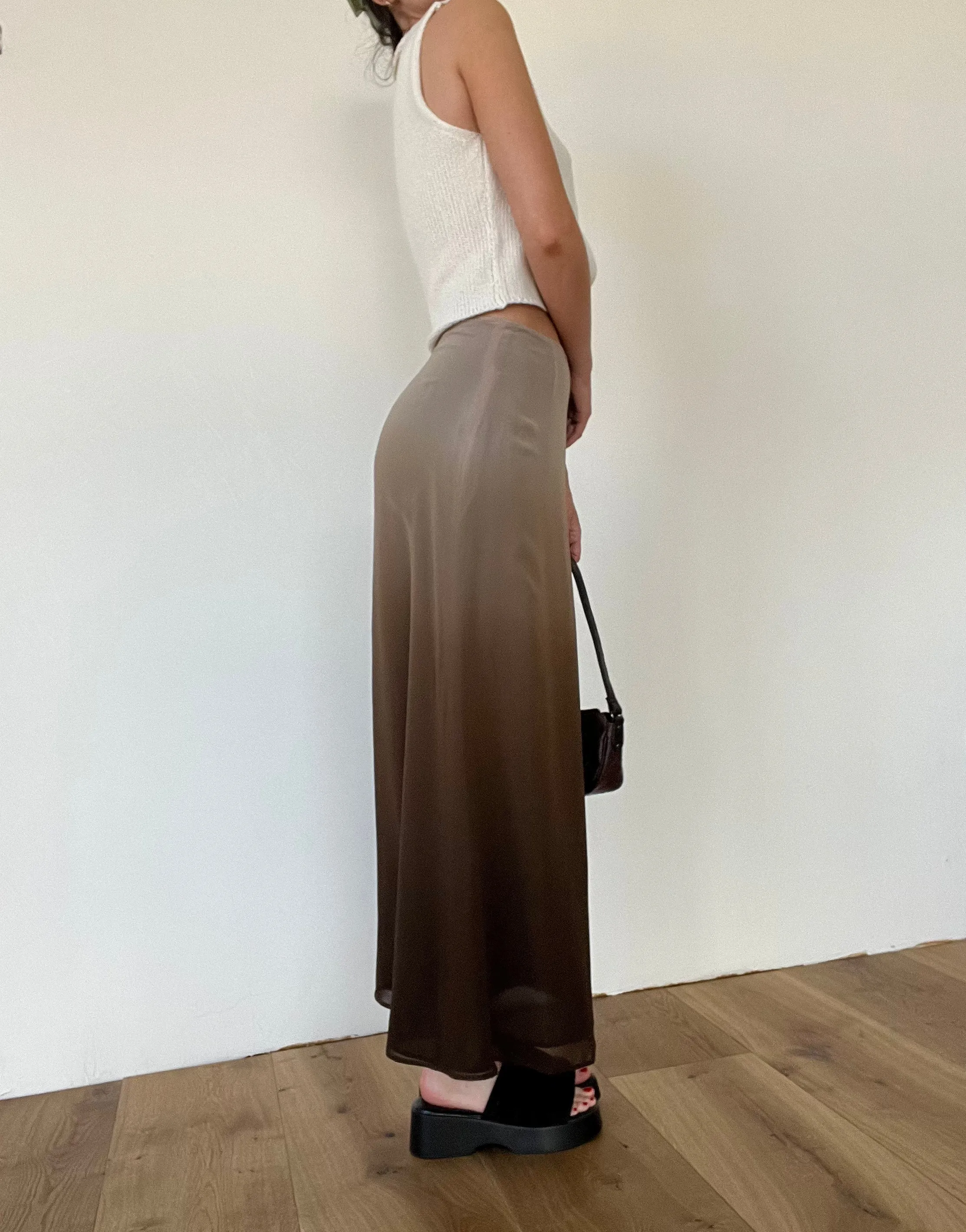 Vintage Silk Ombré Maxi