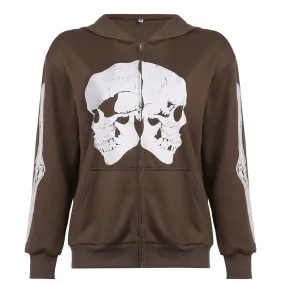 Vintage Skulls Hoodie