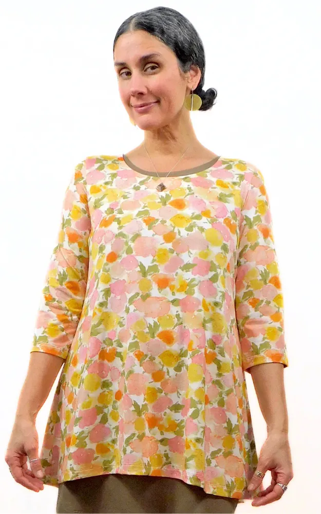 Viscose Spring Print Tunic