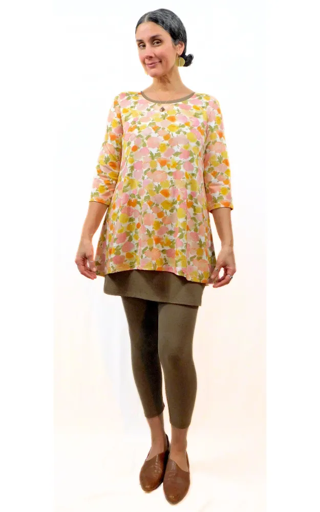 Viscose Spring Print Tunic