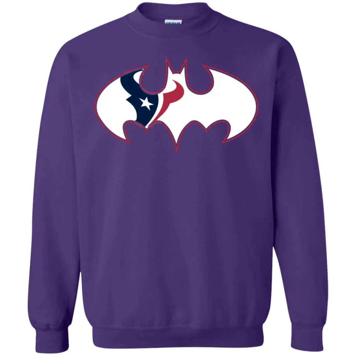 We Are The Houston Texans Batman Nfl Mashup Crewneck Pullover Sweatshirt