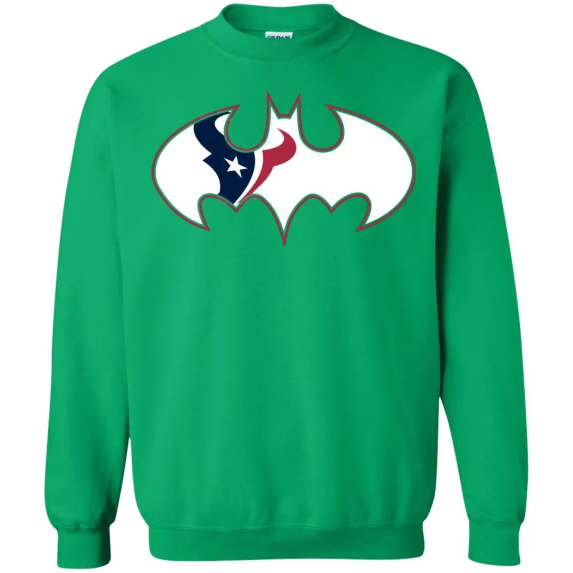 We Are The Houston Texans Batman Nfl Mashup Crewneck Pullover Sweatshirt