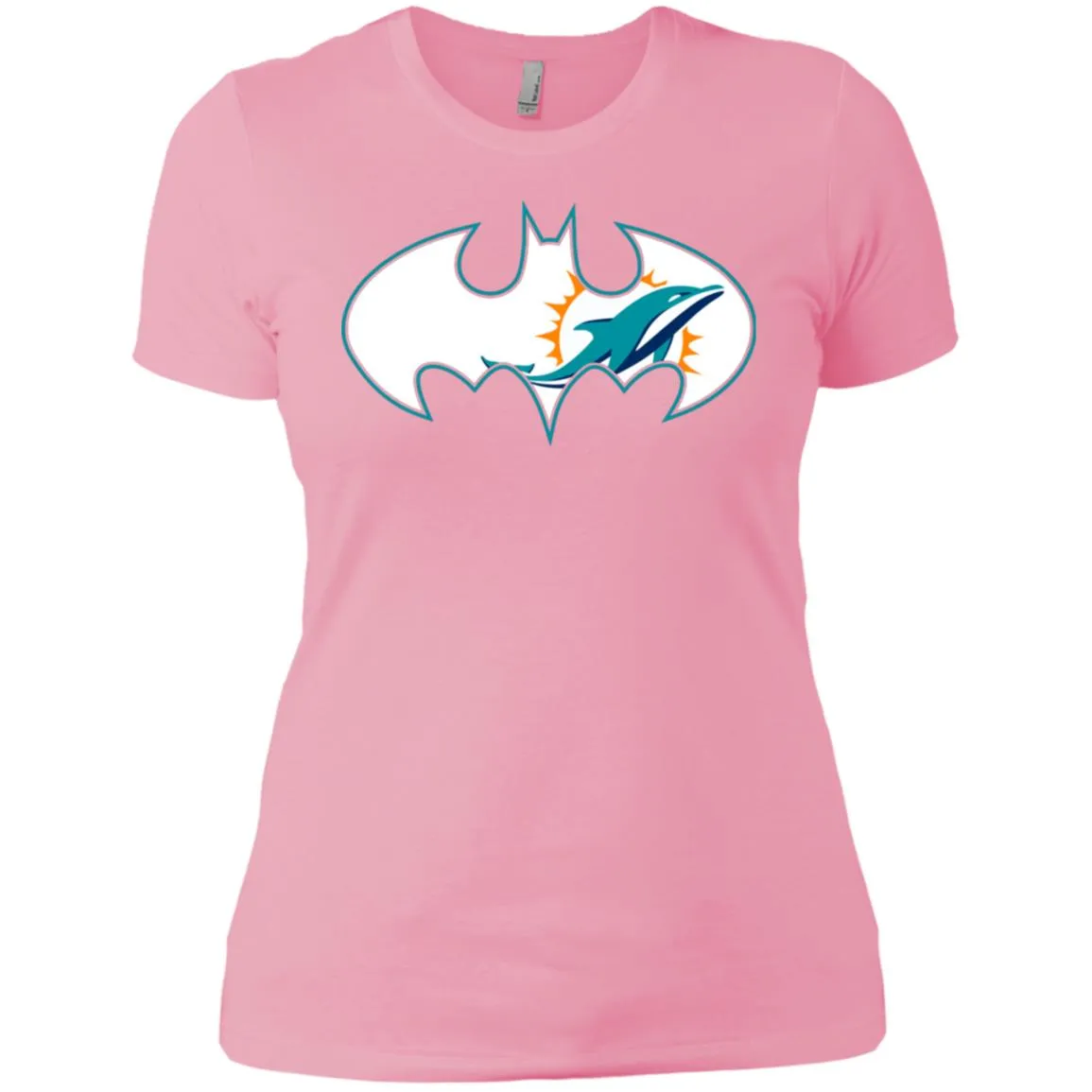 We Are The Miami Dolphins Batman Nfl Mashup Women Cotton T-Shirt