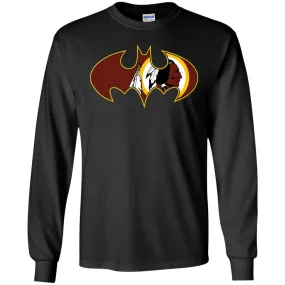 We Are The Washington Redskins Batman Nfl Mashup Men Long Sleeve Shirt