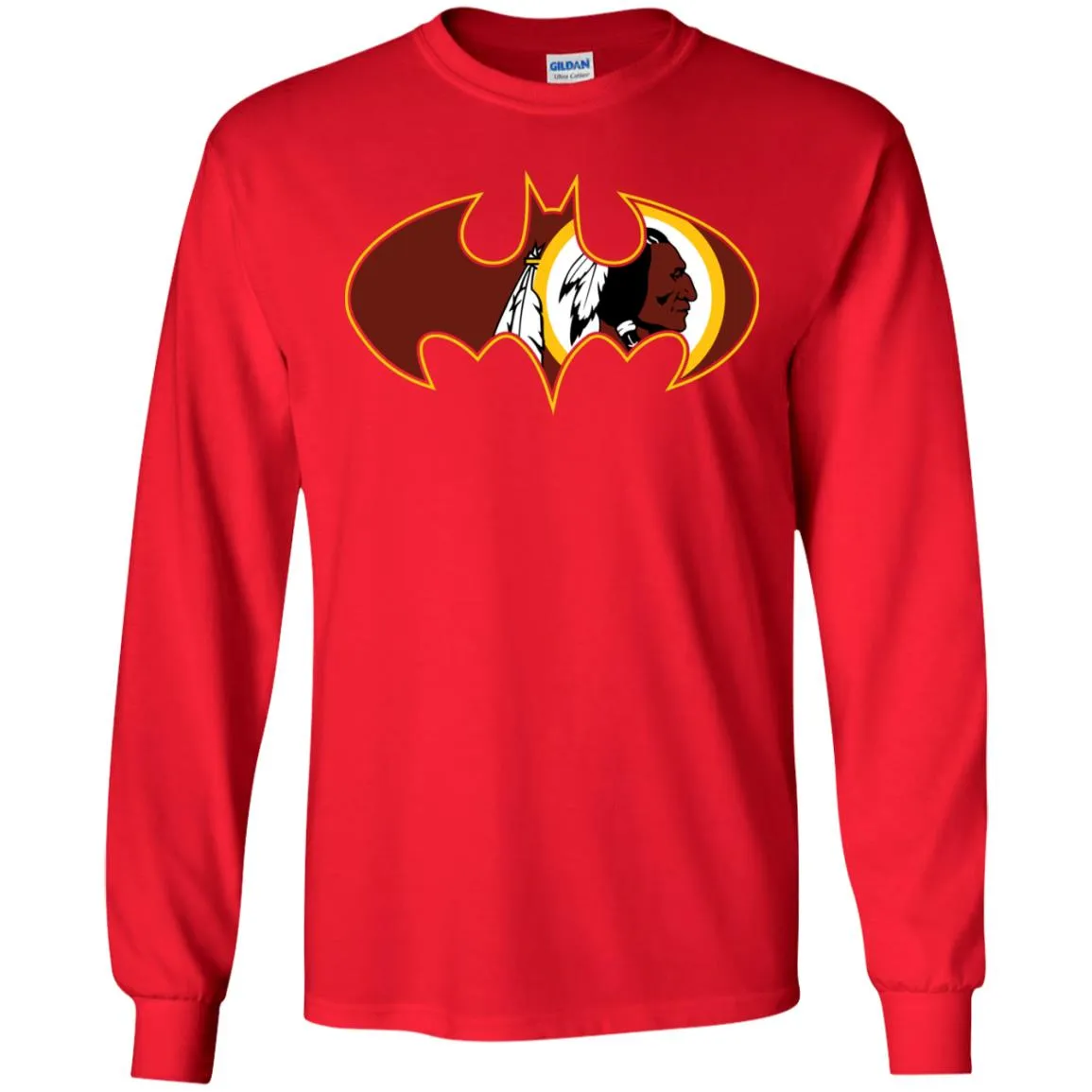 We Are The Washington Redskins Batman Nfl Mashup Men Long Sleeve Shirt