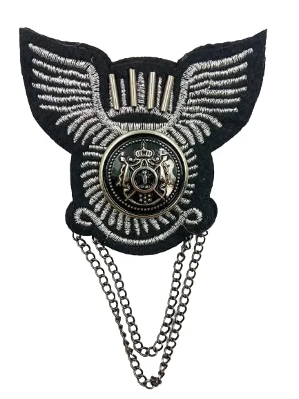 Winged Emblem Brooch