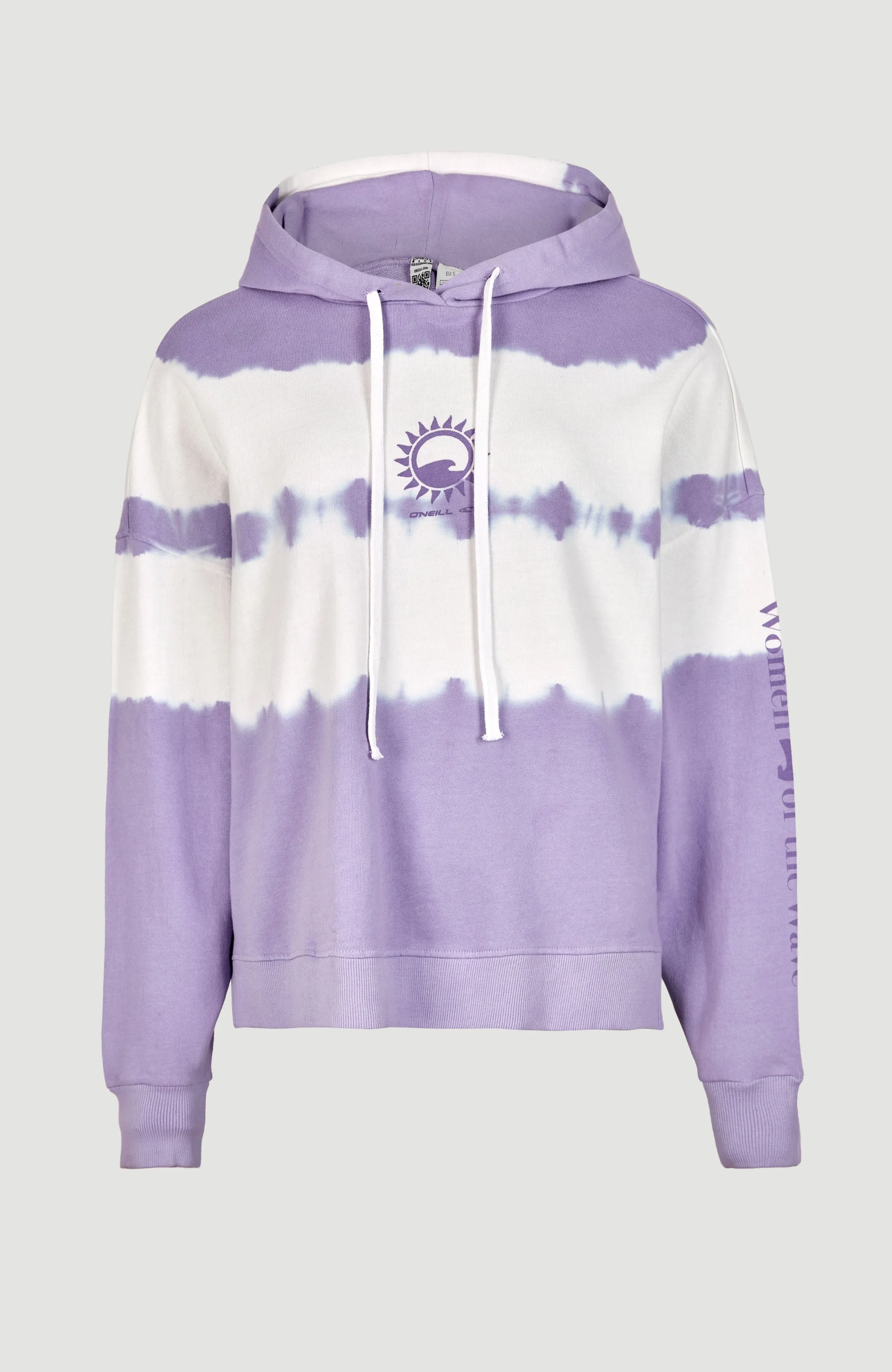 Women Of The Wave Hoodie | Purple Tie Dye