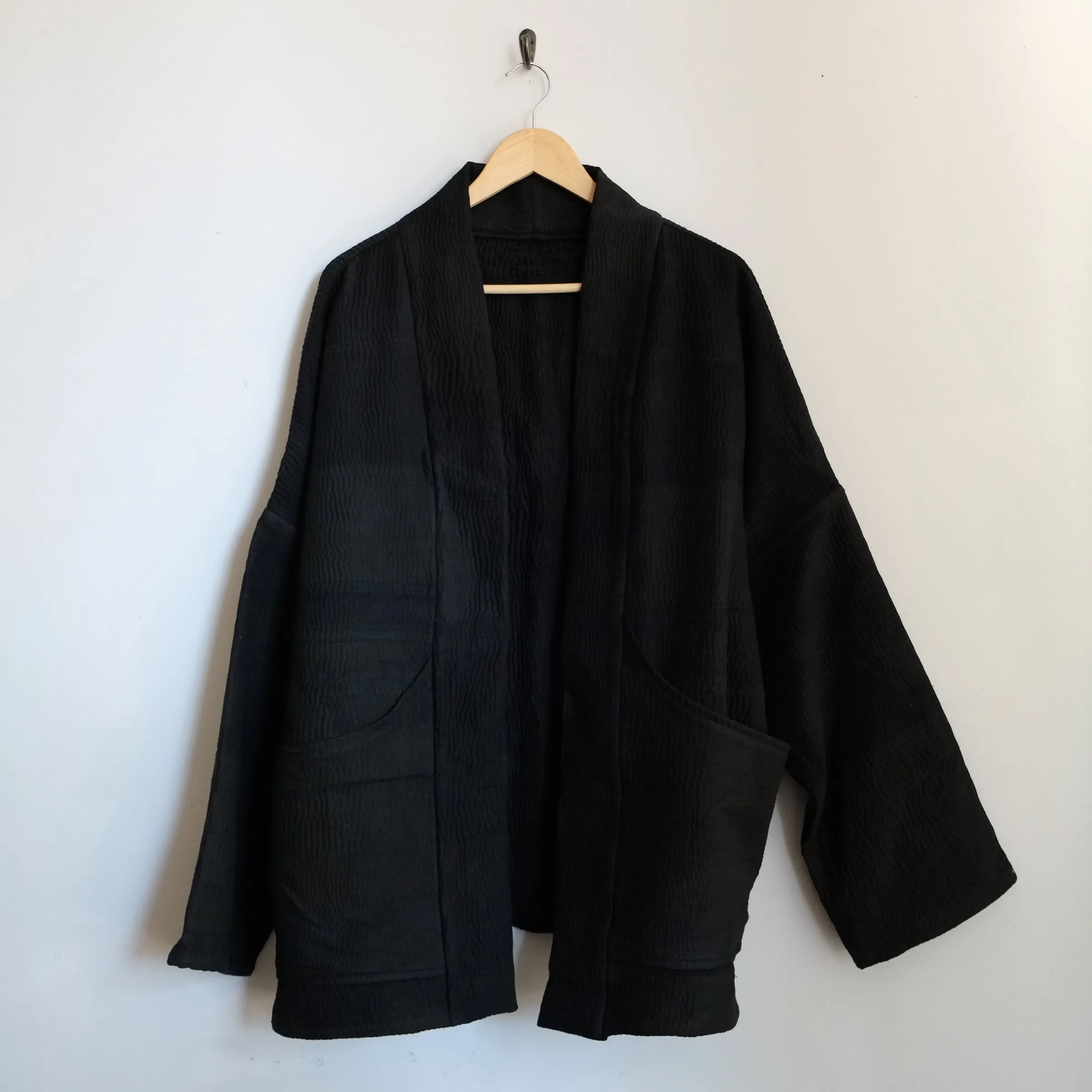 XXL Black with Black Bands Anoushka Jacket LM151