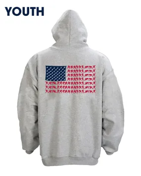 YOUTH Titans Football Flag Hoodie Design